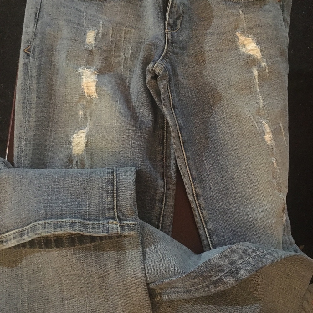 COPY - Distressed jean seven 7 long